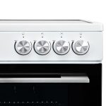 Freestanding Electric Cooker 68L Twin Cavity Ceramic Hob 4 Zones White - Image 3