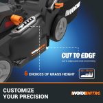 Cordless Lawn Mower 37cm Cutting Width 6 Height Settings 20-70mm 40V 4.0Ah Black - Image 6