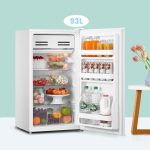 Under Counter Fridge 93L Cooler Box Interior Light Reversible Door White - Image 3