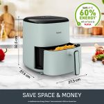 Air Fryer 5L 1500W 10 Programs Digital Touch Eucalyptus - Image 9
