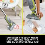 2-in-1 Cordless Hard Floor Vacuum Spray Mop Charcoal Grey - Image 4