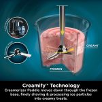 Ice Cream Maker 1.4L 7 Programs Makes Gelato Sorbet Smoothie Bowl Black Silver - Image 5
