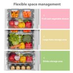 Freestanding Fridge Freezer 174L 70/30 Split Low Frost White - Image 4