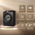 Freestanding Washer Dryer 8Kg Wash 5Kg Dry 1400Rpm Black - Image 3