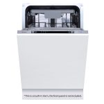 Built-In Dishwasher 10 Place Settings 7 Programs White 30 Min Quick Wash