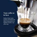 Traditional Pump Espresso Machine 15 Bar Milk Frother Silver - Image 3