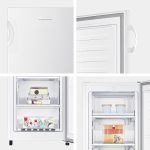Freestanding Upright Freezer 165L 143Cm 5 Compartments Reversible Door White - Image 3