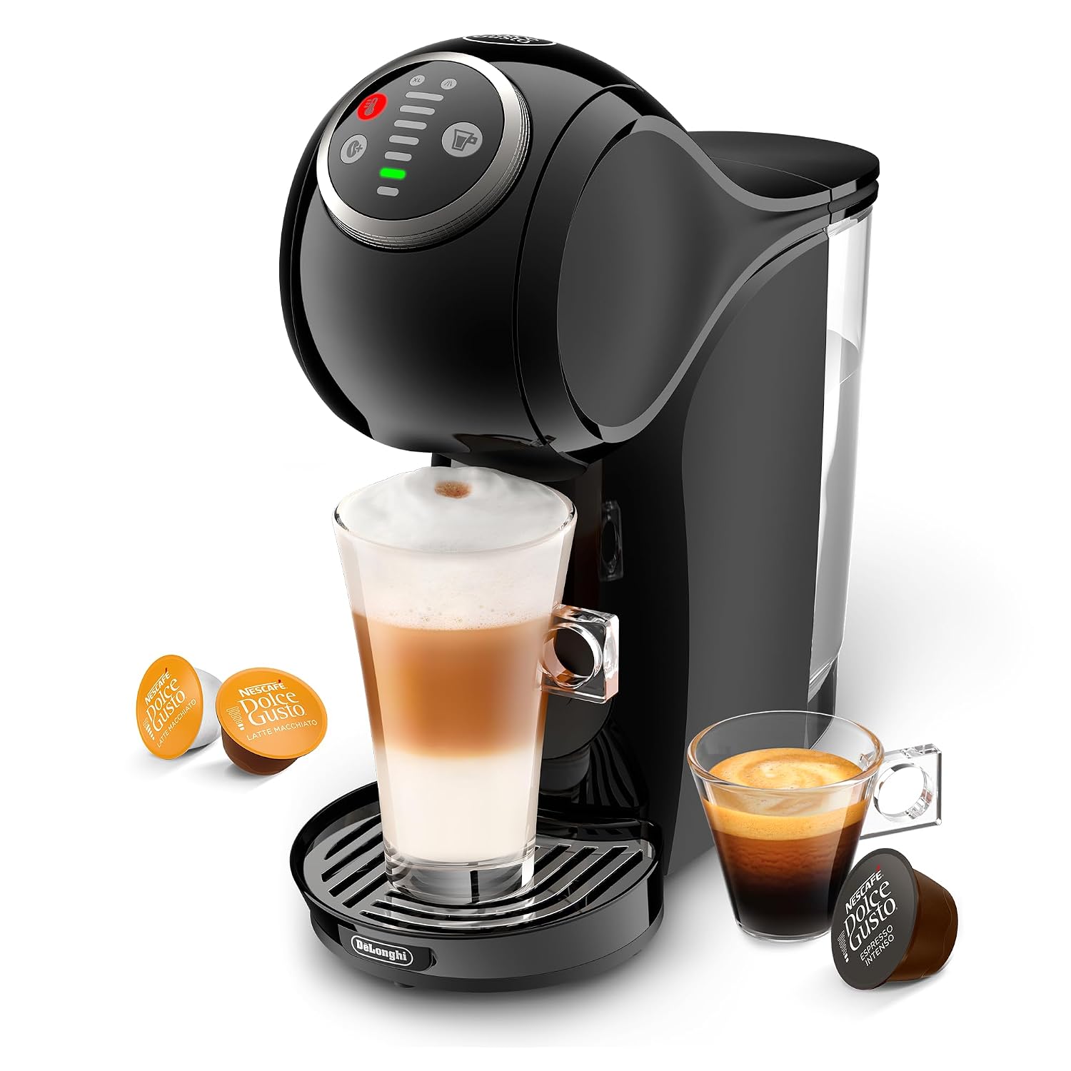 718ijP9ySBL._SL1500.jpg Pod Coffee Machine 15 Bar Genio S Plus Black - Image 1