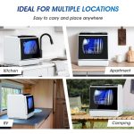 Mini Table Top Dishwasher 6 Programs Countertop Portable Dual Water Supply Baby Care Mode - Image 6