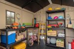 Plastic Garden Storage Shed 8 X 8 Ft Beige Double Doors Lockable - Image 5