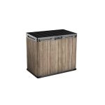 Outdoor Garden Storage Shed 880L Top And Front Opening Light Grey - Image 9