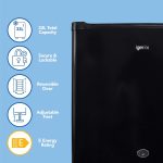 Table Top Freezer 33L 44cm Black Compact - Image 3