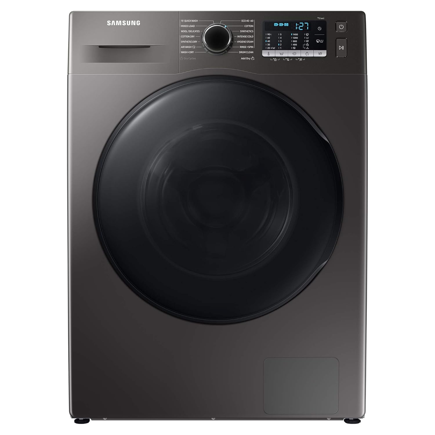 71DHle-Et9L._SL1500.jpg Freestanding Washer Dryer 8kg Wash 5kg Dry 1400rpm Graphite - Image 1