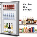 Under Counter Fridge 92L 7 Temp Settings Reversible Door Black - Image 6