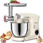Stand Mixer 1500W 5.5L Tilt-Head 10 Speeds Stainless Steel Bowl Black - Image 8
