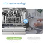 Table Top Dishwasher 6 Place Settings 6.5L LED Display Delay Start White - Image 9