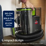Portable Carpet Cleaner 16,400Pa Suction Dual Tank Black - Image 5