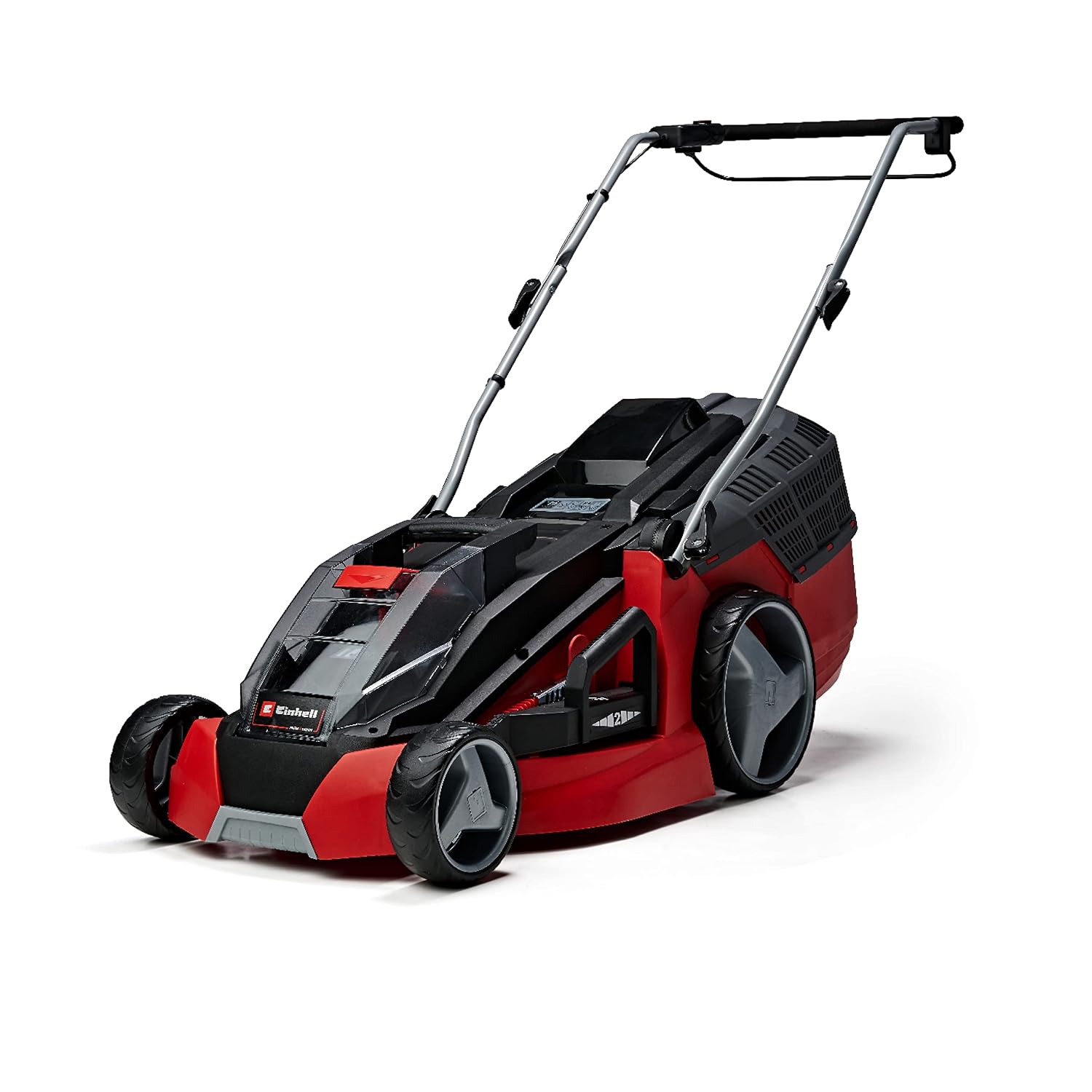 71ECypU3KqL._SL1500.jpg Cordless Lawn Mower 43cm 63L Grass Box 6 Heights Mulching 36V 2 Batteries 2 Chargers - Image 1
