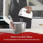 Stand And Hand Mixer 7 Speeds 3QT Stainless Steel Bowl HP2 - Image 8