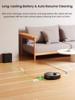 Robot Vacuum And Mop 6000Pa Self-Emptying LiDAR Navigation Black - Image 8