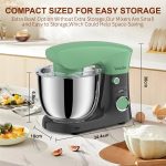 Stand Mixer 1500W 10 Speeds 5.5L Tilt-Head Greengray - Image 5