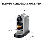 Automatic Pod Coffee Machine 1260W 1L Removable Tank Silver - Image 5