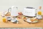2-Slice Toaster 950W 6 Browning Levels Retro White - Image 5