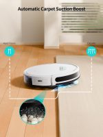 Robot Vacuum Cleaner 7000Pa LiDAR Navigation Auto-Empty White - Image 3
