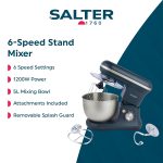 Stand Mixer 5L 6-Speed 1200W Pulse Blue - Image 2