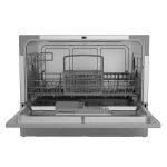 Freestanding Compact Dishwasher 6 Place Settings 6 Programs Silver - Image 8