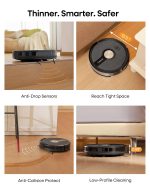 Robot Vacuum Cleaner 5000Pa Suction 180 Min Ultra Slim Black - Image 5