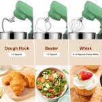 Stand Mixer 1500W 10 Speeds 5.5L Tilt-Head Greengray - Image 3