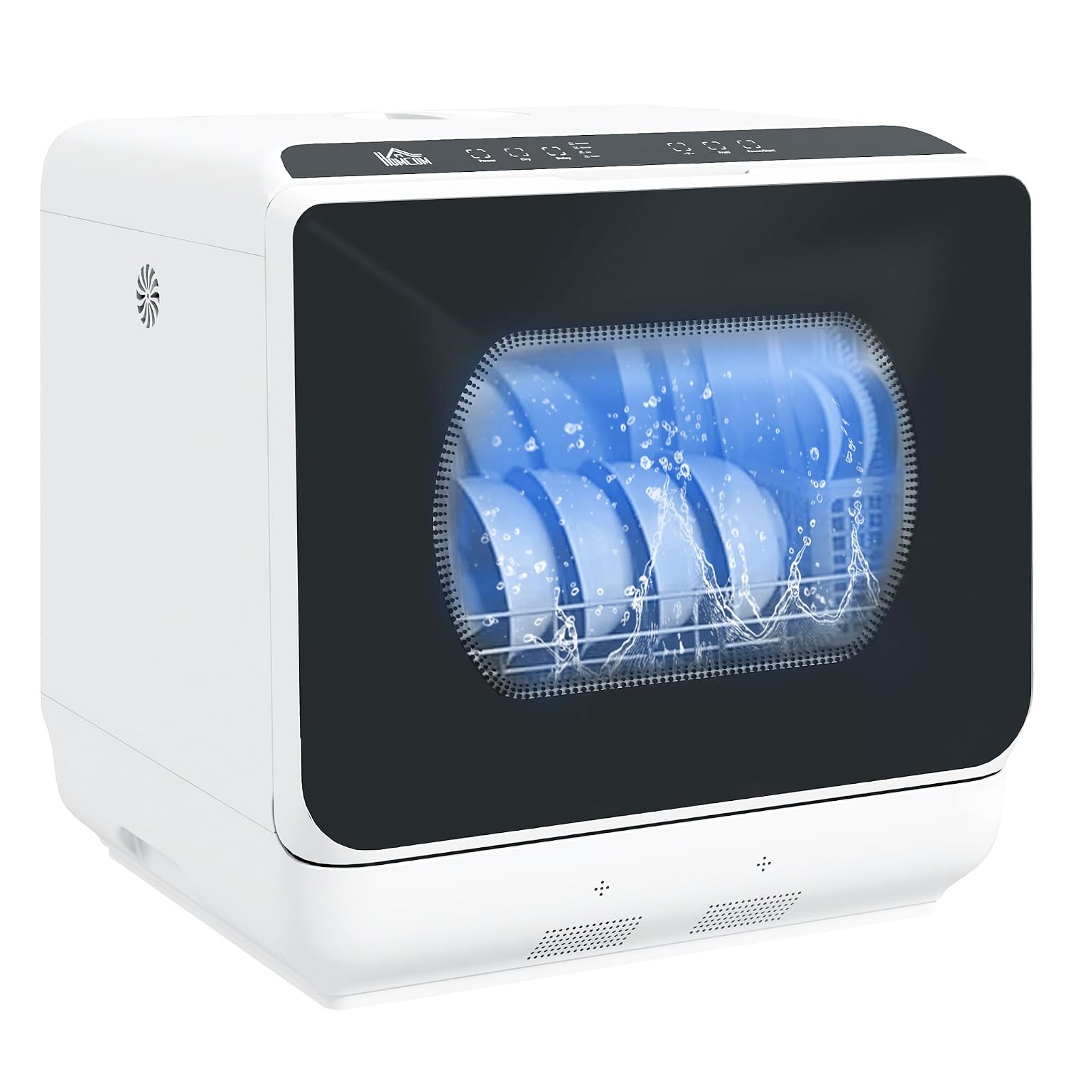 71K1aLhxleL._SL1500.jpg Table Top Dishwasher 6L Built-In Tank 4 Place Settings Touch Control White - Image 1