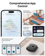 Robot Vacuum And Mop 20000Pa Suction Auto-Emptying Black - Image 9