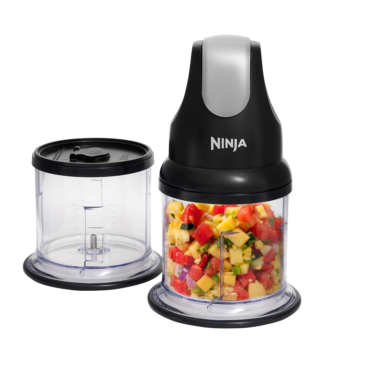 71KOmn9ujSL._SL1500.jpg Mini Herb & Vegetable Chopper 200W Black - Image 1