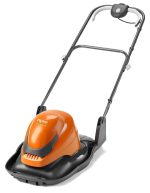 Electric Hover Lawn Mower 1400W 25cm 3 Heights 10m Cable Orange Grey - Image 10