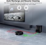 Robot Vacuum with Mop 7000Pa Suction Lidar Navigation Self-Empty Station Black - Image 7