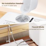 Table Top Dishwasher 5L 6 Programmes Built-In Water Tank White - Image 4