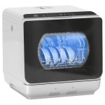Table Top Dishwasher 6L Built-In Tank 4 Place Settings Touch Control White - Image 10