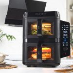 Double Stack Air Fryer 9L 2400W 12 Functions Black - Image 6