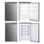 Freestanding Under Counter Fridge Freezer Set 136L 91L 55cm Inox - Image 2