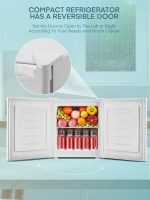 Table Top Mini Freezer 32L White Freestanding - Image 8