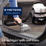 Portable Spot Cleaner 750W Carpet Upholstery Stain Remover Black - Image 10