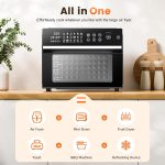 Air Fryer Oven 30L 18 Presets Dual-Cook Digital Touch Black - Image 7