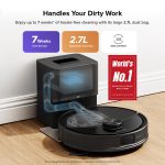Robot Vacuum Q10 S5+ Self-Emptying 10000Pa Suction Dual Anti-Tangle Black - Image 2