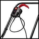 Electric Lawn Mower 32cm 1000W 30L Grass Box 3 Cutting Heights Red Black - Image 5
