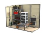 SideMate PLUS 4 x 8 Plastic Garden Shed 2.95 m² with Metal Foundation Kit Dark Grey - Image 6