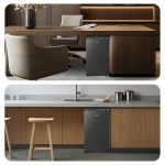 Under Counter Fridge 92L 7 Temp Settings Reversible Door Black - Image 9