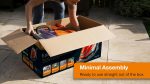 Corded Electric Hover Lawn Mower 1800W 36cm 26L 4 Heights Orange Grey - Image 7