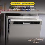 Freestanding Dishwasher 14 Place Settings 60cm Stainless Steel - Image 6
